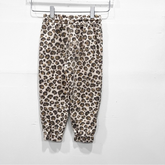 Crewcuts Animal Print Jogger Pants Drawstring Size 5 Cotton Blend - Picture 2 of 5